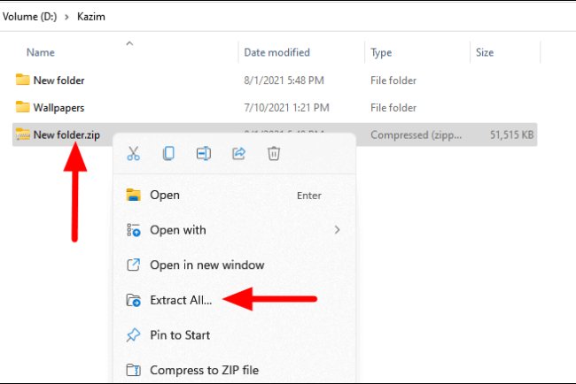 How to Compress and Extract Files in Windows 11