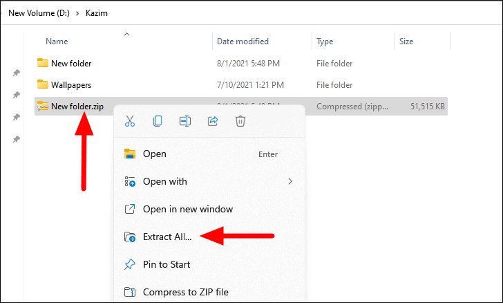 How to Compress and Extract Files in Windows 11