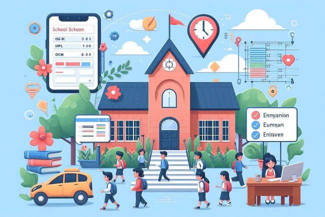 School management software with attendance tracking