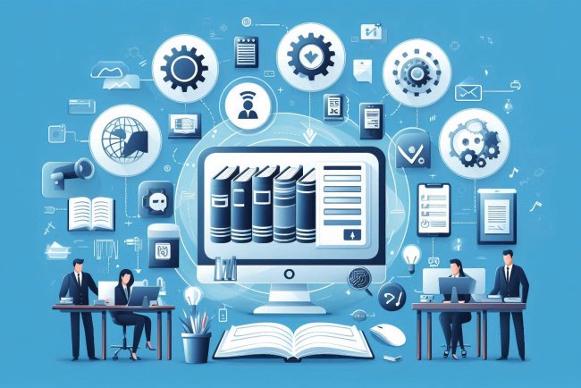 Features of online library ERP software