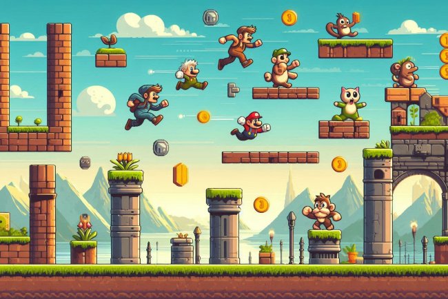 Platformer games: Jumping, running, and collecting